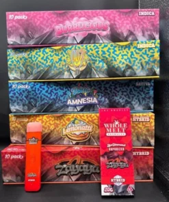 Whole Melt Zayaya vape with vibrant, bold flavor profile and premium packaging