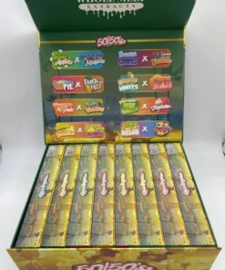 Whole Melt 50/50’s Resin premium live resin concentrate with golden texture, rich terpene profile, lab-tested hybrid extract close-up