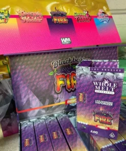 Whole Melt Blackberry Fire vape with juicy blackberries and bold fiery flavor concept