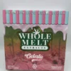 Whole Melt Gelato Edition premium live resin sugar with golden crystalline texture, rich terpene profile, and lab-tested cannabis concentrate in sealed jar