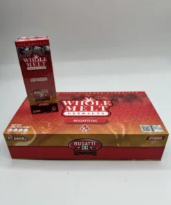 Whole Melt Bugatti OG vape with luxury-inspired design and earthy OG flavor concept