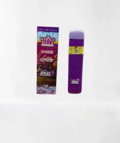 V6 Purple Jolly Rancher vape pen with purple candy and juicy grape flavor visuals