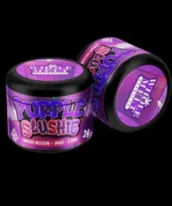 Whole Melt Purple Slushie disposable device with icy grape-inspired packaging